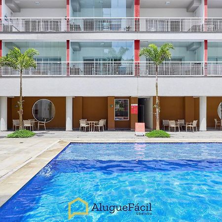 Af15 ALTO PADRÃO, WI-FI, AR, PISCINA, SAUNA, ACADEMIA, QUASE PÉ NA AREIA Ubatuba Exterior foto